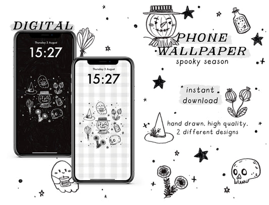 'SPOOKY SEASON' Phone Wallpaper