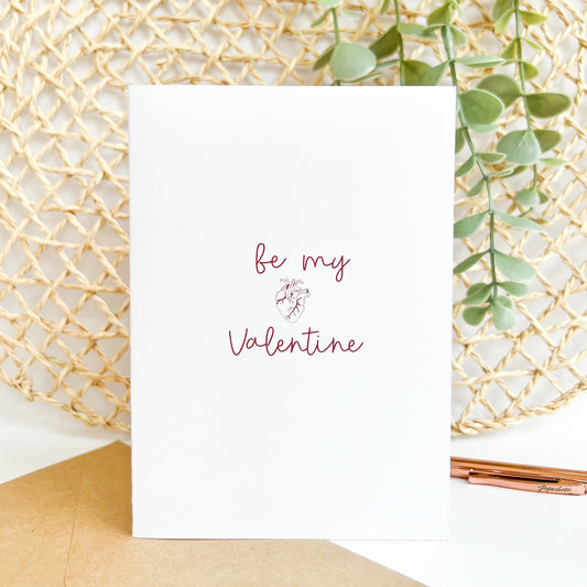 ‘Be My Valentine’ Card
