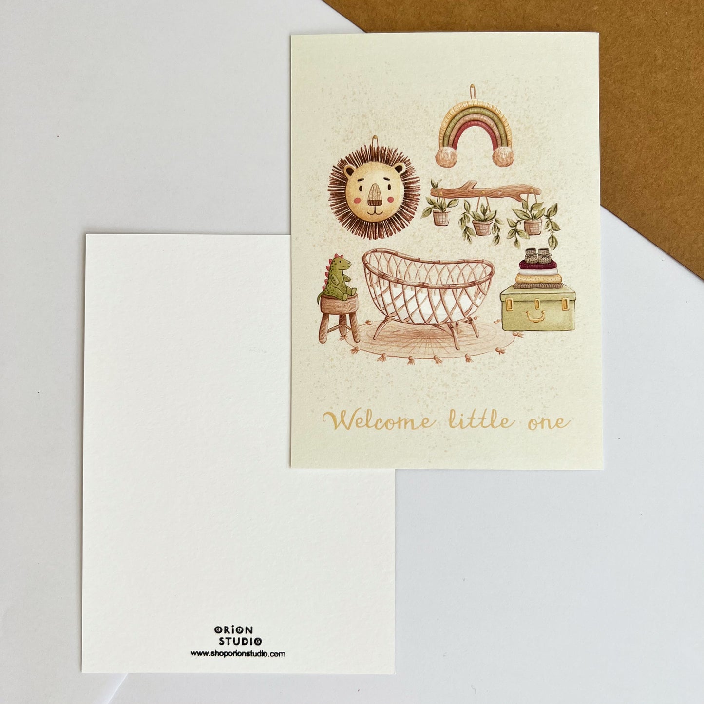 'Welcome Little One' Postcard