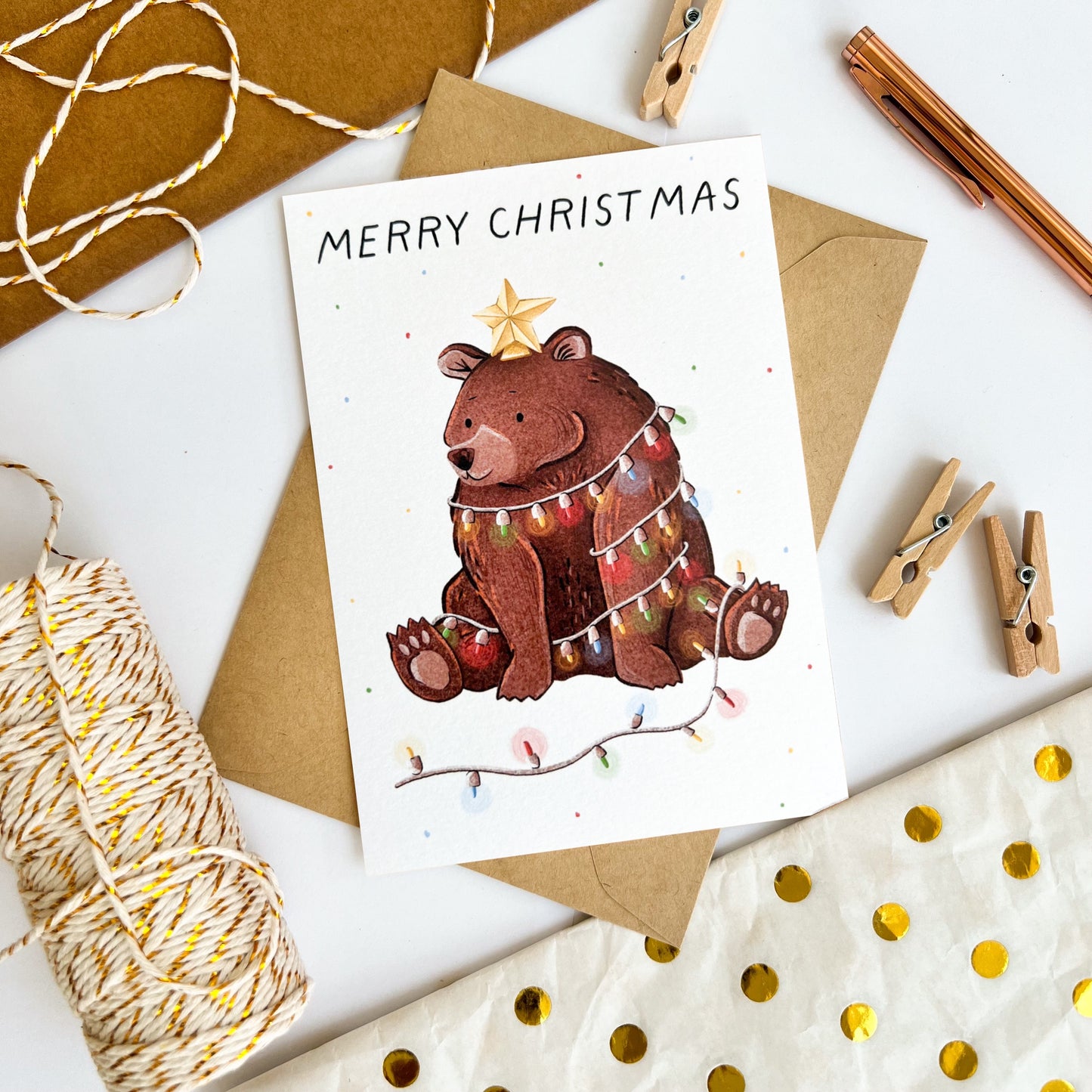 'Beary Merry Christmas' Card