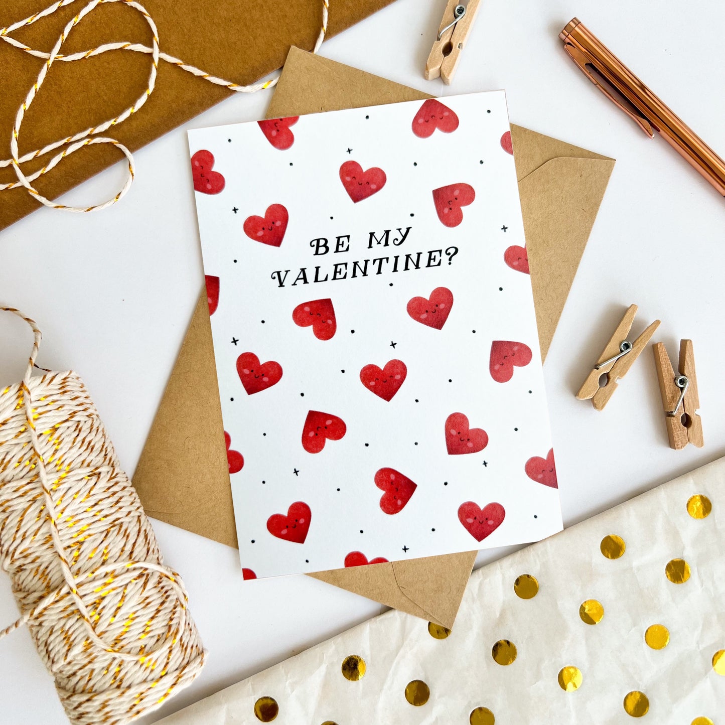 'Be My Valentine?' Card